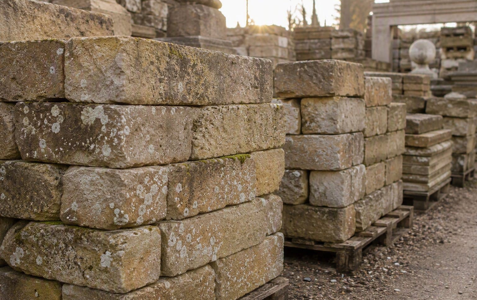 Reclaimed Cotswold building stone